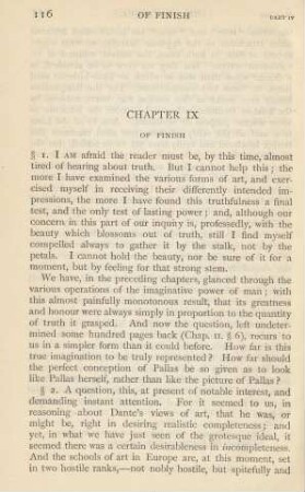 Chapter IX. - Of finish