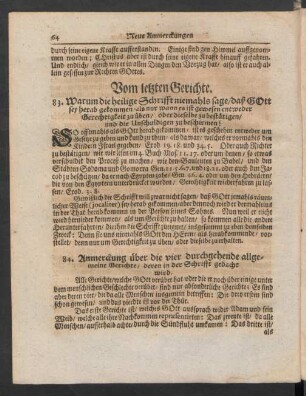 Vom letzten Gerichte