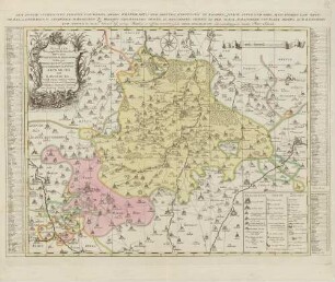 Accurate Geographische Delineation derer zum Fürstenthum Altenburg Gehörigen Herzoglichen Sachsen-Gothaischen Aemmter Altenburg und Ronneburg ; Nebst vielen andern Orthen