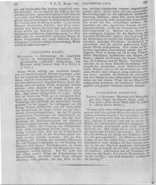 [Saint-Hilaire, É. M. d.]: Memoiren und Mittheilungen eines Pagen am Kaiserlich Französischen Hofe von 1802 bis 1815. T. 1. Leipzig: Hartmann 1830
