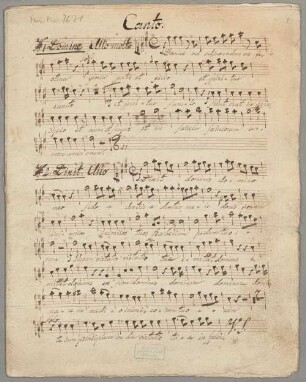 Vespers, V (4), Coro, orch, org, D-Dur - BSB Mus.ms. 7621 : [without title]