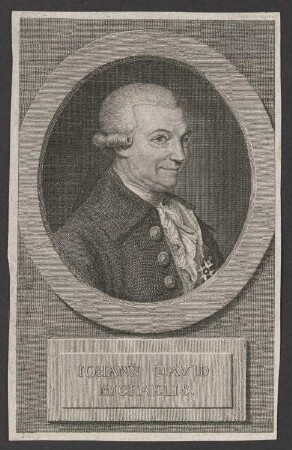 Porträt Johann David Michaelis (1717-1791)