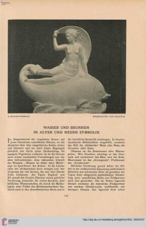38: Wasser und Brunnen in alter und neuer Symbolik