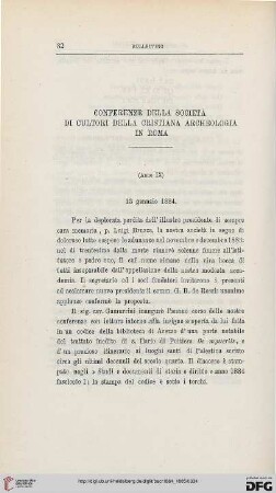 4.Ser.3.1884/85: Conferenze della Società di Cultori Della Cristiana Archeologia in Roma, [12]