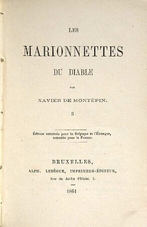 Les marionnettes du diable, [1],5