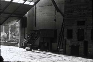 Teilansicht der Futterhalle; ; Betrieb: Dr. von Engelberg, Reute bei Radolfzell/Bodensee