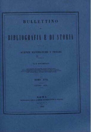Tomo XVII. Agosto 1884.