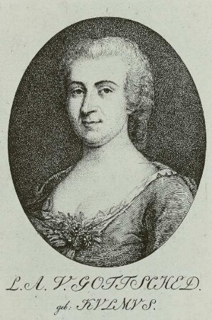 Bildnis Luise Adelgunde Victorie Gottsched, geb. Kulmus