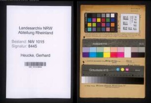 Entnazifizierung Gerhard Heucke , geb. 18.11.1901 (Ingenieur)