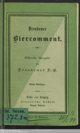 Dresdener Biercomment : Officielle Ausgabe