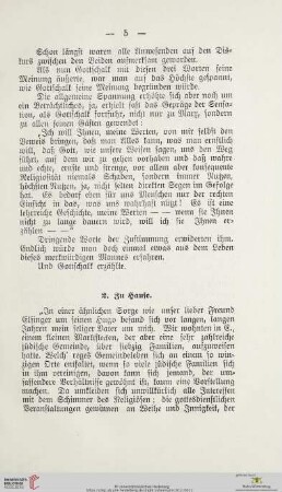 2. Zu Hause