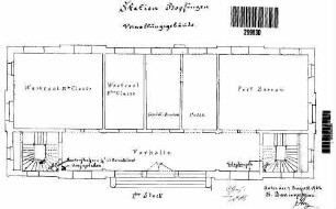 Bopfingen: Empfangsgebäude Grundriss 1.Stock