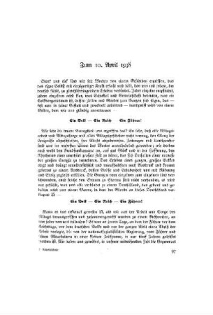 Zum 10. April 1938