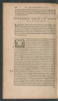 Decadis Quartae Lib. VI. Epitome.