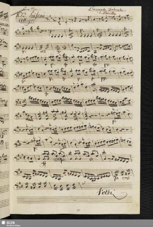 1072. Sinfonia aus L'innocente Fortunata / Paisiello, G.