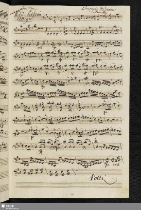 1072. Sinfonia aus L'innocente Fortunata / Paisiello, G.