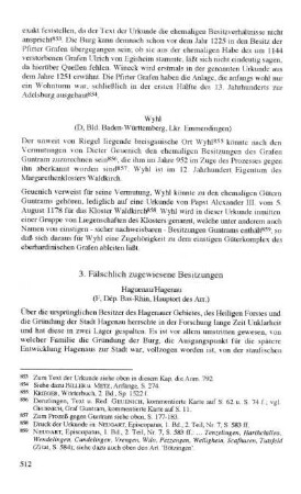 3. Fälschlich zugewiesene Besitzungen