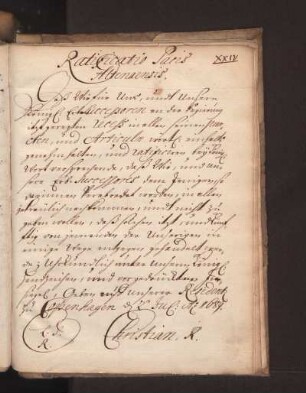 Ratification Paris Altenaensis