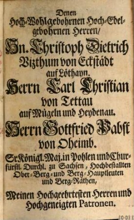 Flora Saturnizans, Die Verwandschafft Des Pflanzen mit dem Mineral-Reich : Nach der Natural-Historie und Chymie aus vielen Anmerckungen und Proben. Nebst einem Anhang vom Kali Geniculato Germanorum oder Gegliederten Saltz-Kraut, Insonderheit Von einer hieraus neu-erfundenen dem allerschönsten Utramarin gleichenden Blauen Farbe