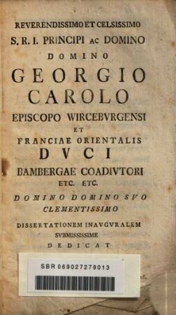 De Viribvs Animi In Corpvs Hvmanvm : Commentatio Inavgvralis Medica ; Vna Cvm Thesibvs Ex Medicina Et Chirvrgia