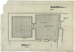 Bestelmeyer, German; Neuburg an der Donau (Bayern); Ev. Kirche - Turm und Vorraum, Plattenbelag (Grundriss)
