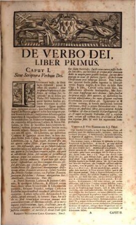 Disputationes de Controversiis Christianae fidei ..., 1