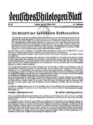 Im Dienst der nationalen Aufbauarbeit