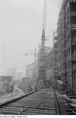 Blick auf die entstehende Ringbebauung, Roßplatz