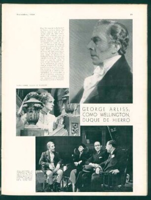 George Arliss, como Wellington, Duque de Hierro