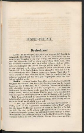 Bundes-Chronik.