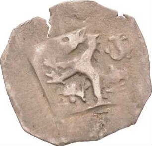 Münze, Pfennig (Vierschlagpfennig), 1395 - 1406