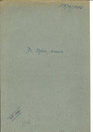 Mylius, Helmuth