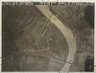 Eisenbahnbrücke bei Prüfening oberhalb Regensburg (3500 m)