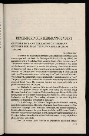 219-226, Remembering Dr Hermann Gundert