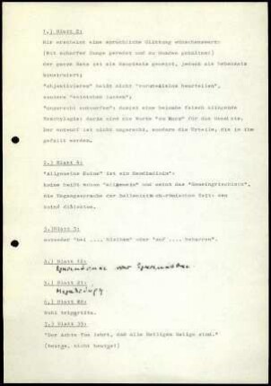Anlage I. Korrekturen