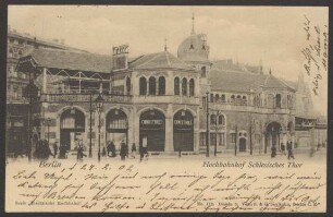 Ansichtskarte Konditorei im Bahnhof Schlesisches Tor