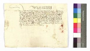 Erzbischof Bertold an Graf Kraft von Hohenlohe.