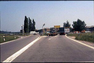 Teilknoten Ost: Rampenfuß (Zufahrt von BAB)