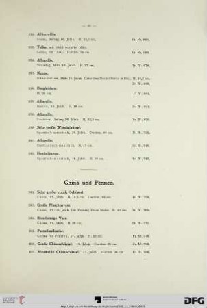 China und Persien (Nr. 262-272)