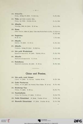 China und Persien (Nr. 262-272)