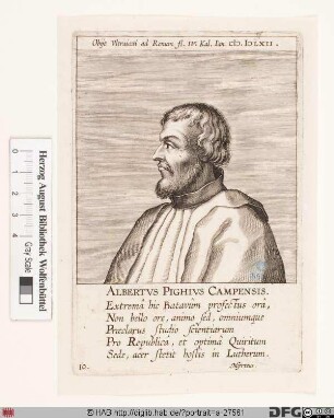 Bildnis Albertus Pighius