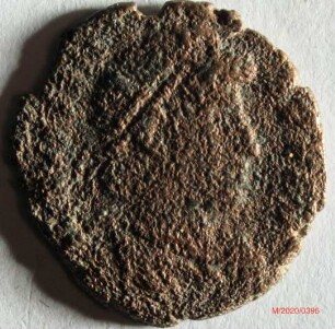 Römische Münze, Nominal Centenionalis, Prägeherr Valens, Prägeort Rom, Original