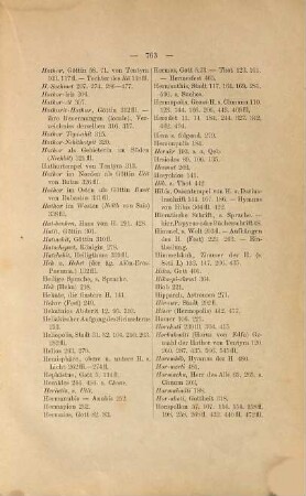 Religion und Mythologie der alten Aegypter : Nach den Denkmälern, [3]. Namen-Register