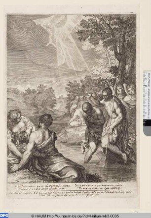 [Taufe Christi im Jordan; Baptism of Christ in the Jordan]