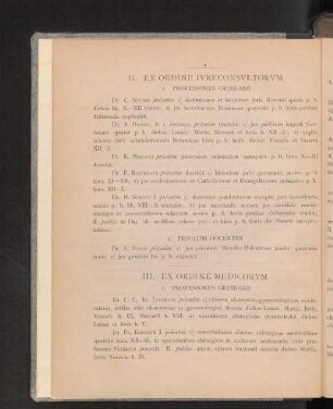 II. Ex Ordine Ivreconsvltorvm