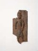 Bronzeplatte, Afrikaner mit Wickelrock