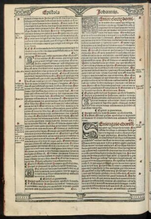 Incipit epistola beati Ioannis apostoli secunda.