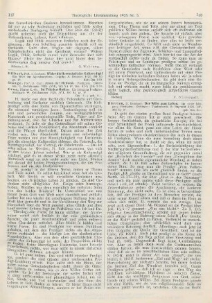 117-118 [Rezension] Stange, Carl, Jesus der Heiland. Predigten