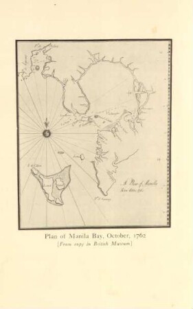 Plan of Manila Bay, October 1762