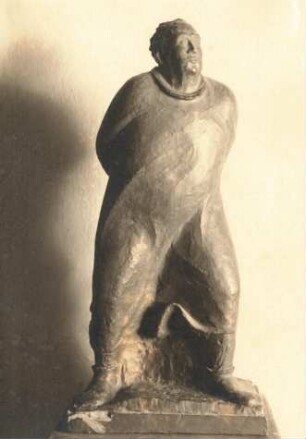 Der Wanderer : Der Wanderer. Stucco (vor 1938; E. Barlach)
